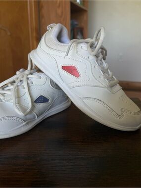 Kids White Cheer Sneakers